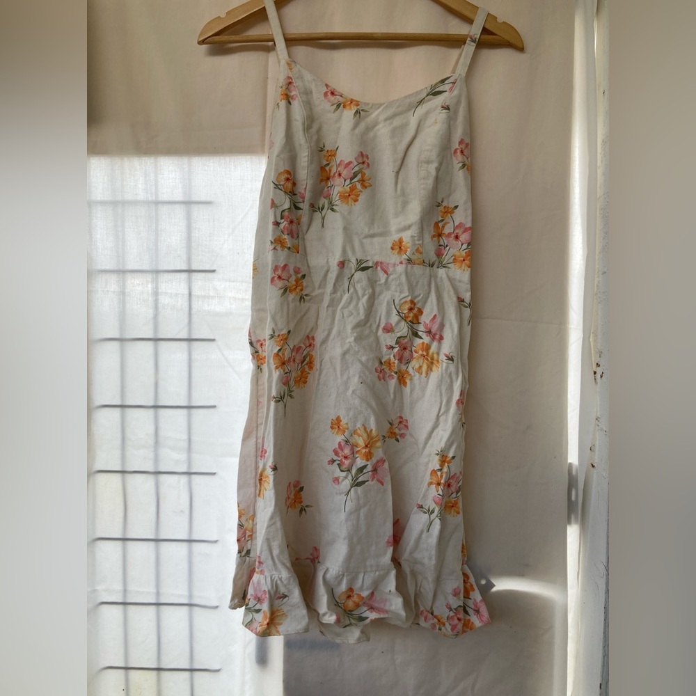Old Navy Floral Sundress - Orange and Pink